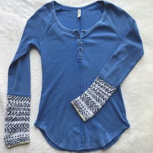 Free People Henley Thermal